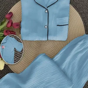 Elegant Pink Pajama Set for Women