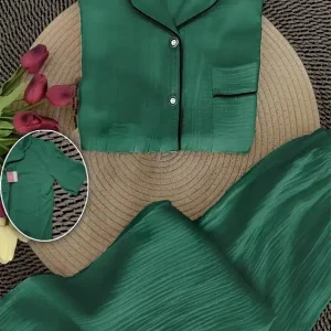 Elegant Pink Pajama Set for Women