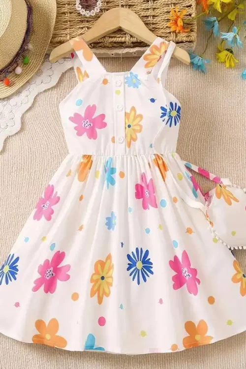 Floral Sleeveless Summer Dress