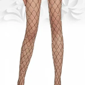 Stylish Fishnet Tights with Diamonds