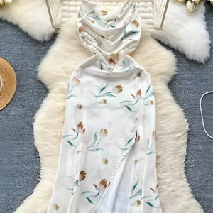 Floral Sleeveless Maxi Dress