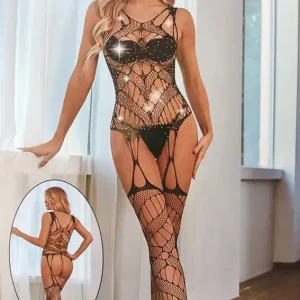 Intricate Fishnet Bodystocking Lingerie