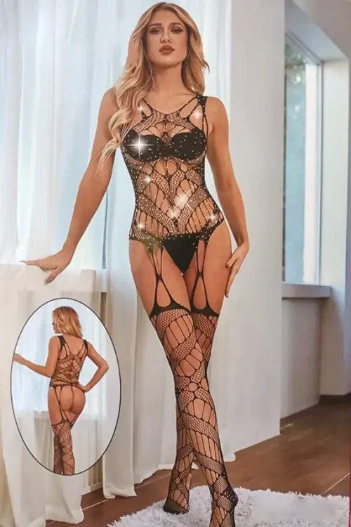 Intricate Fishnet Bodystocking Lingerie