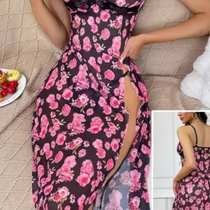 Floral Spaghetti Strap Dress