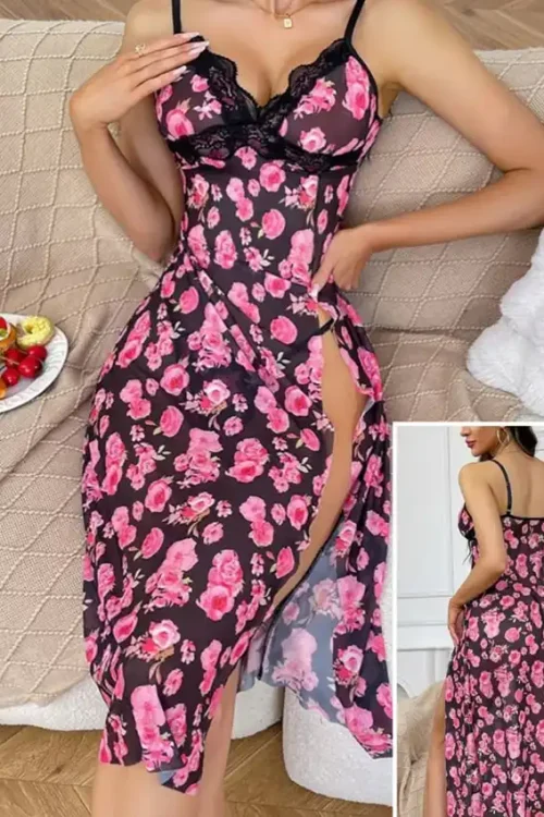 Floral Spaghetti Strap Dress