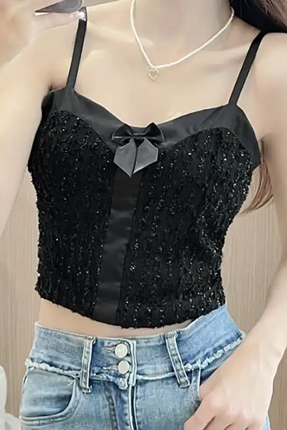 Elegant Lace Sleeveless Top
