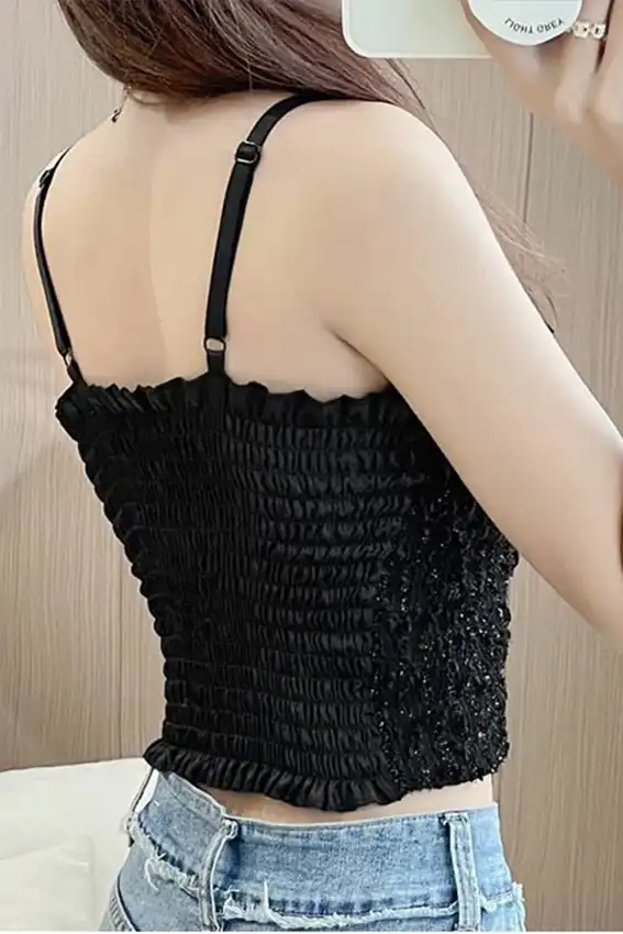 Elegant Lace Sleeveless Top
