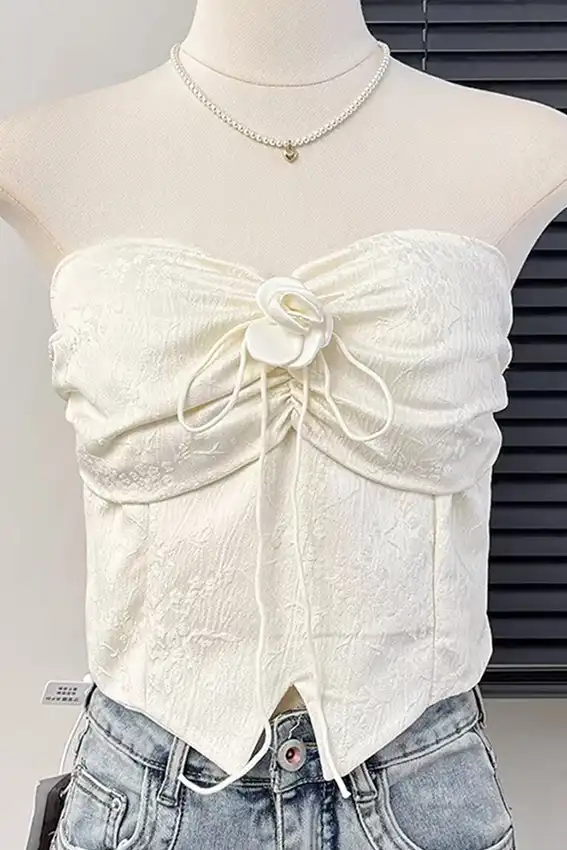 Chic Strapless Ruched Top