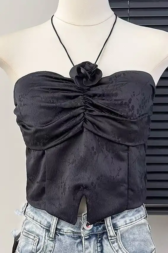 Chic Strapless Ruched Top