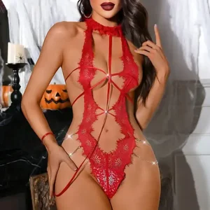 Scarlet Sin Devil-Inspired Lingerie Set