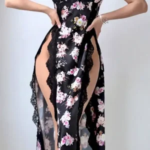 Floral Lace Elegant Nightwear