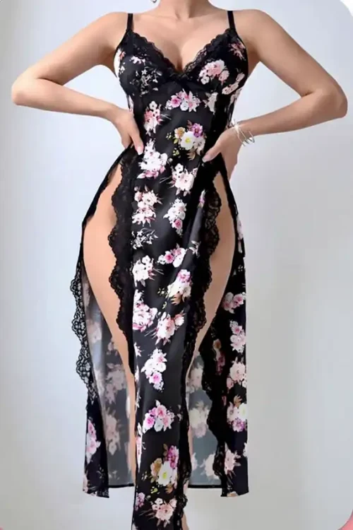 Floral Lace Elegant Nightwear