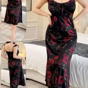 Floral Off-Shoulder Ruffle Dress