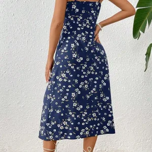 Floral Sleeveless Maxi Dress