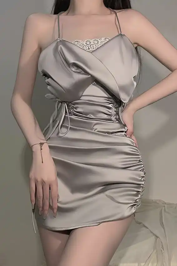 Elegant Lace Sleeveless Dress